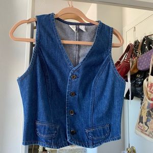 Denim vest